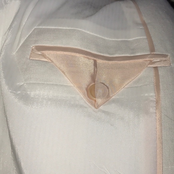 J. CREW Campbell White Linen Blazer~Jacket~sz 12~ - Picture 6 of 8